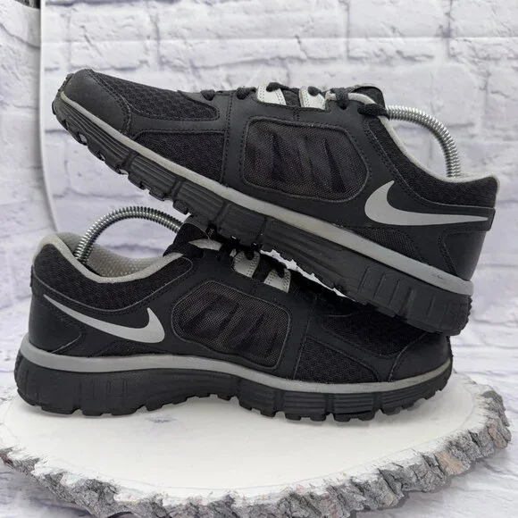 Nike Dual Fusion ST2 Womens Size 9.5 Black Sliver Training Shoes Sneakers - Picture 9 of 11